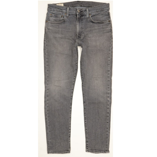 Levi's 512 Men Grey Tapered Slim Jeans W32 L29