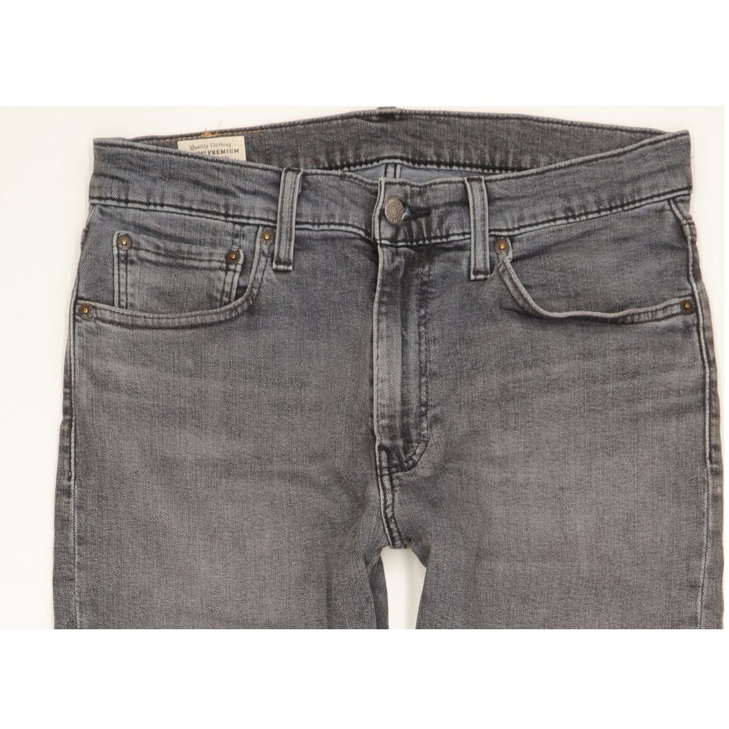 Levi's 512 Men Grey Tapered Slim Jeans W32 L29