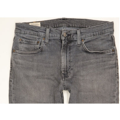 Levi's 512 Men Grey Tapered Slim Jeans W32 L29