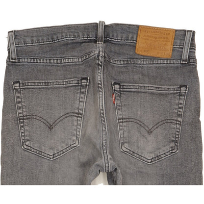 Levi's 512 Men Grey Tapered Slim Jeans W32 L29