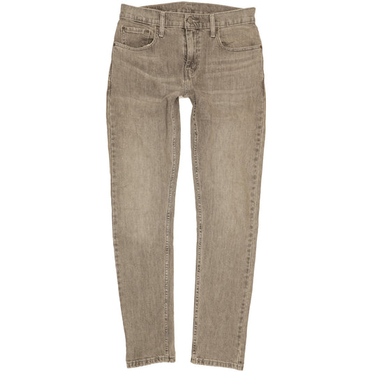 Levi's 512 Men Grey Tapered Slim Jeans W30 L32