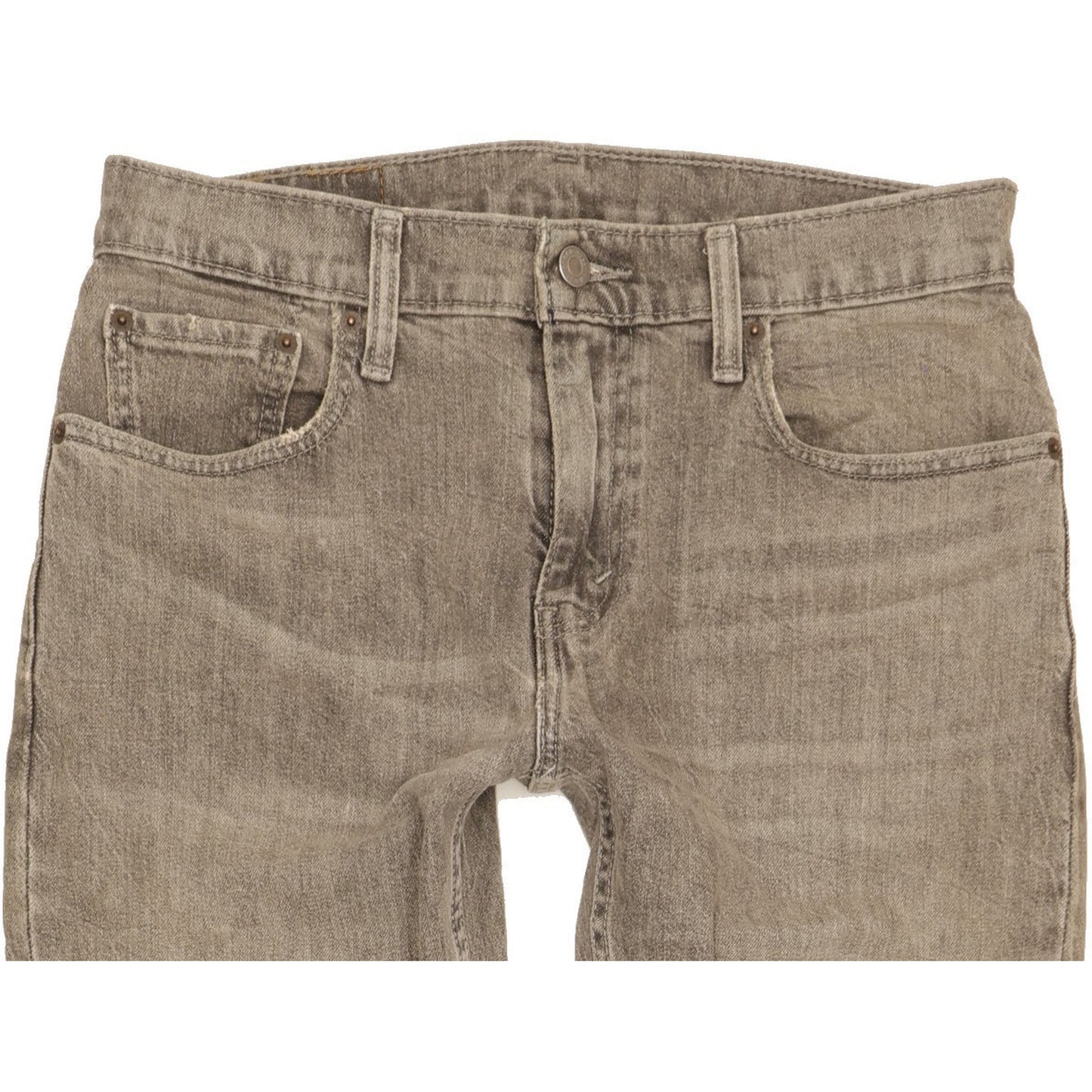 Levi's 512 Men Grey Tapered Slim Jeans W30 L32