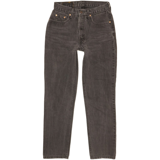 Levi's 613 Women Black Tapered Regular Jeans W28 L28