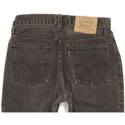 Levi's 613 Women Black Tapered Regular Jeans W28 L28
