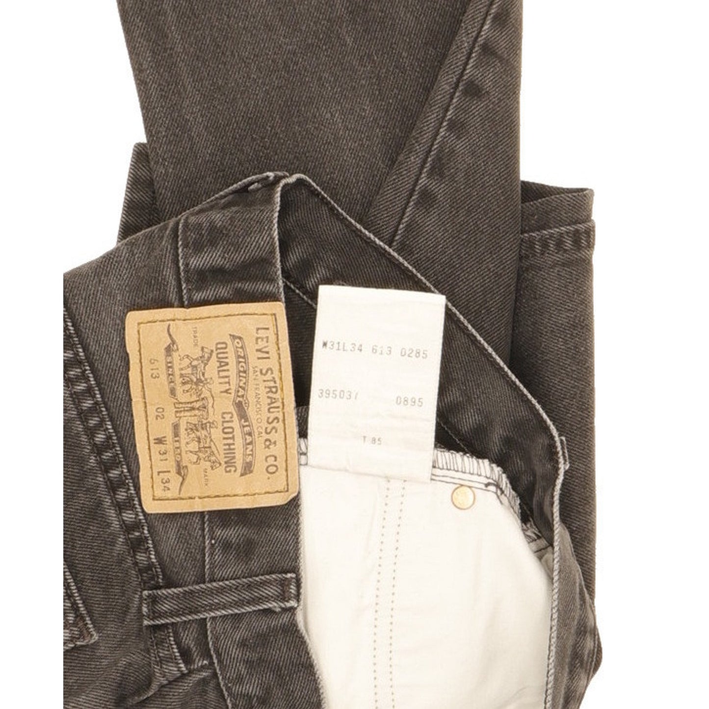 Levi's 613 Women Black Tapered Regular Jeans W28 L28