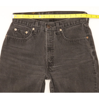 Levi's 613 Women Black Tapered Regular Jeans W28 L28