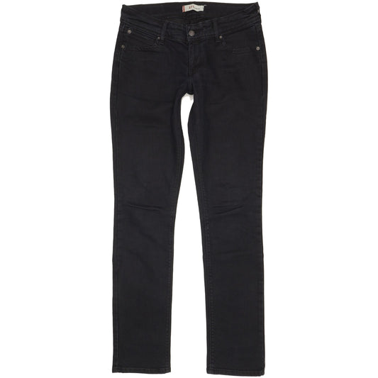 Levi's 571 Women Black Straight Slim Jeans W31 L33