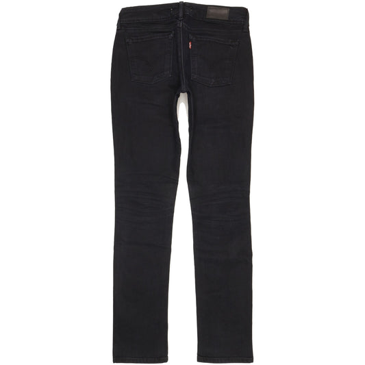 Levi's 571 Women Black Straight Slim Jeans W31 L33