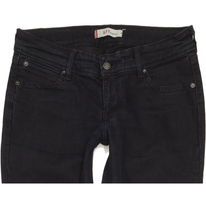 Levi's 571 Women Black Straight Slim Jeans W31 L33