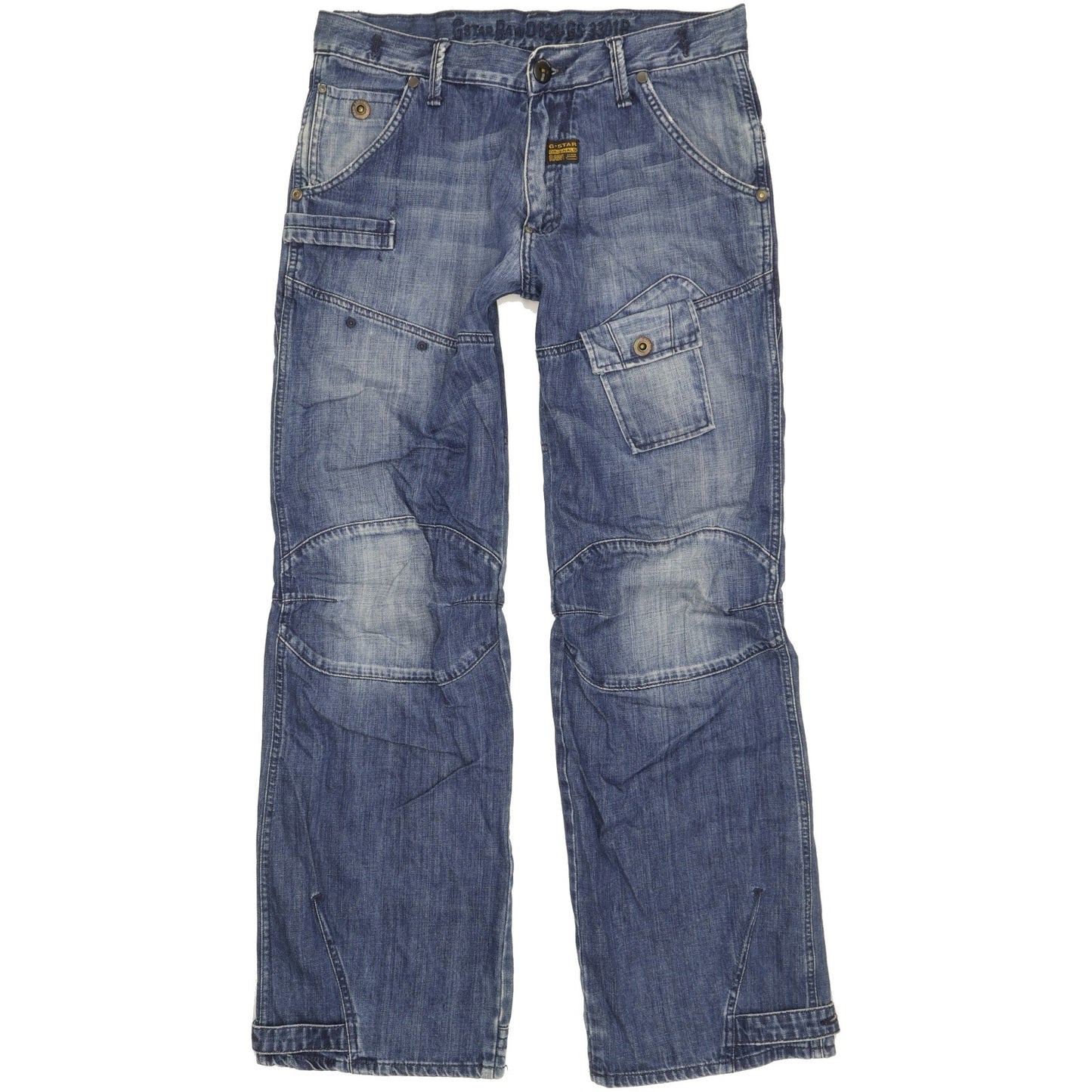 G-Star Raff Elwood Men Blue Straight Regular Jeans W34 L34