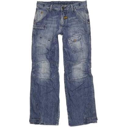 G-Star Raff Elwood Men Blue Straight Regular Jeans W34 L34