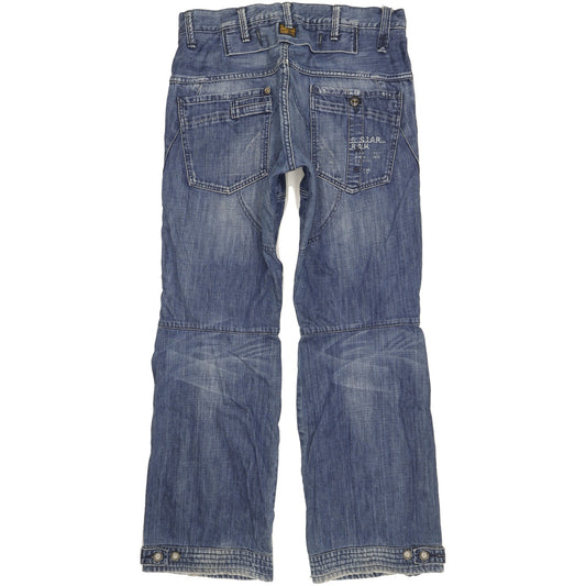 G-Star Raff Elwood Men Blue Straight Regular Jeans W34 L34