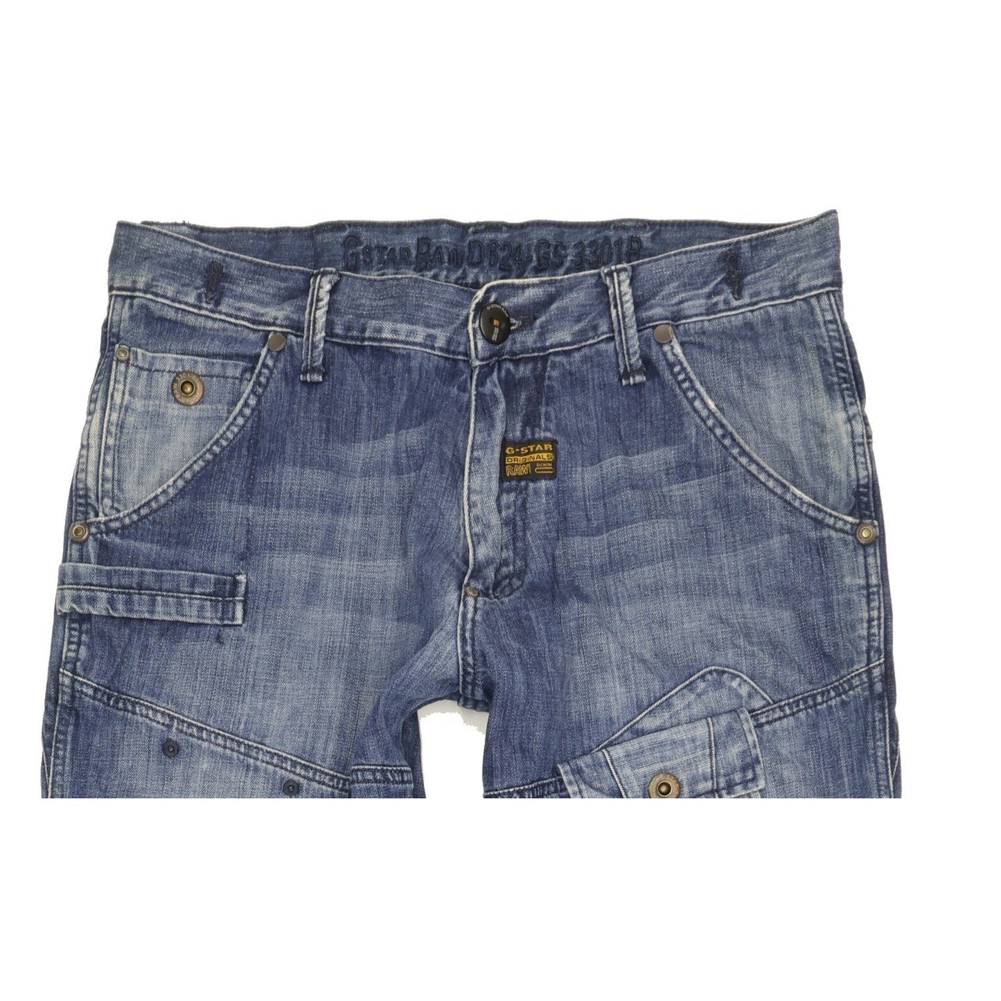 G-Star Raff Elwood Men Blue Straight Regular Jeans W34 L34