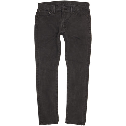 Levi's 510 Men Black Skinny Slim Stretch Jeans W38 L33