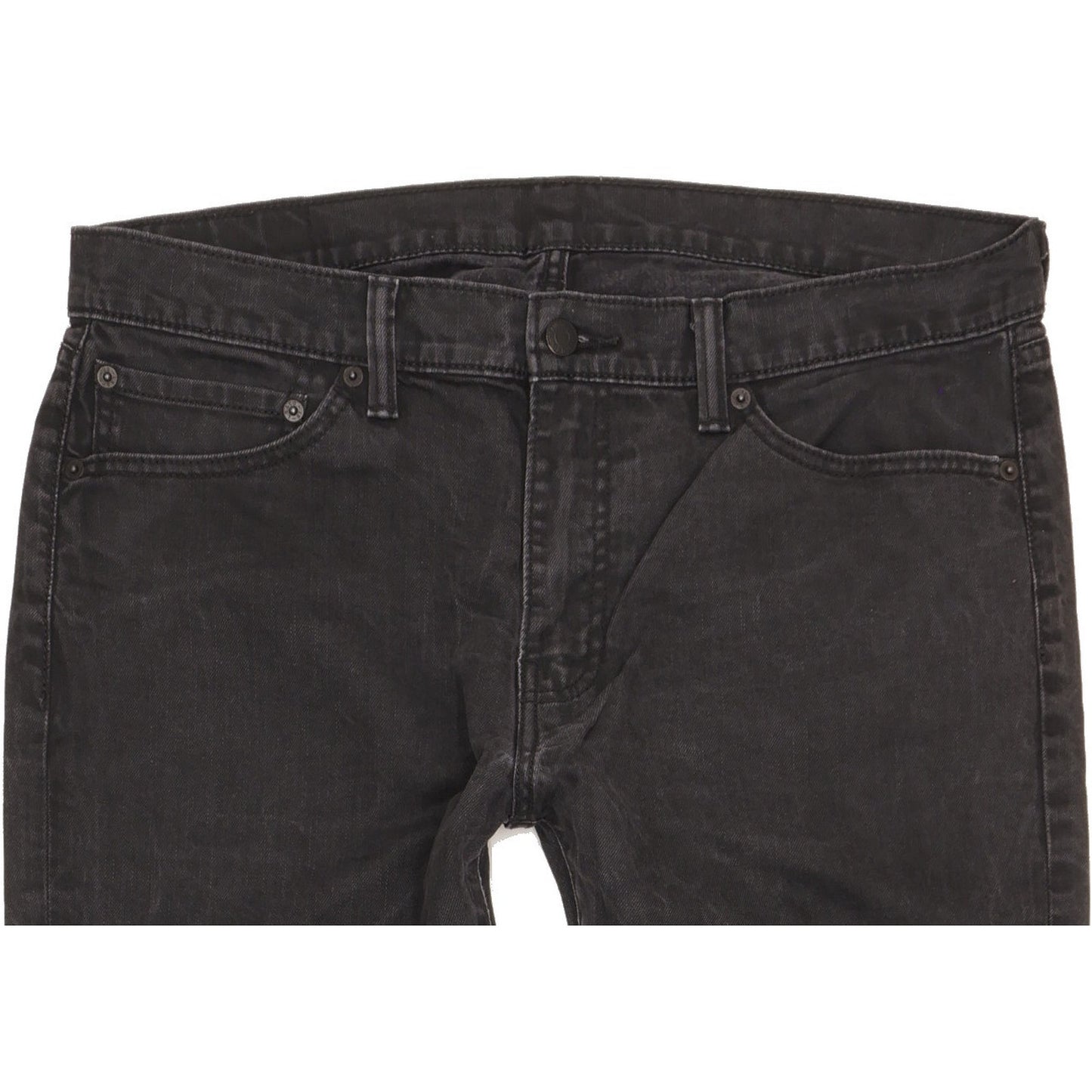 Levi's 510 Men Black Skinny Slim Stretch Jeans W38 L33