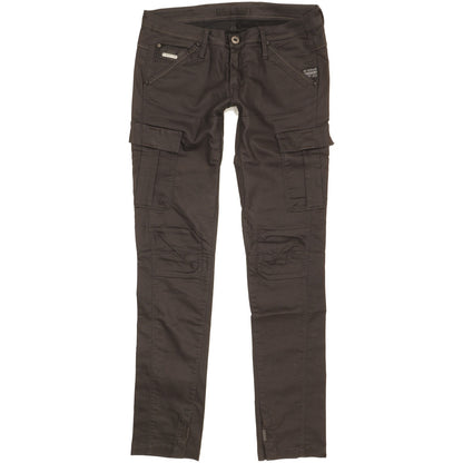 G-Star Army Dean Women Grey Tapered Slim Stretch Jeans W29 L33