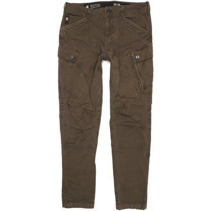 G-Star Roxic Cargo Men Green Tapered Relaxed Stretch Jeans W33 L36