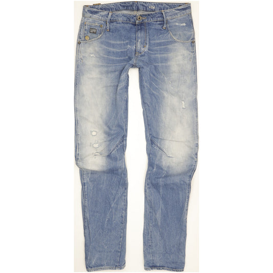 G-Star Arc 3D Men Blue Straight Slim Jeans W34 L36