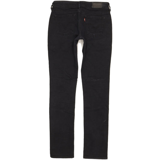 Levi's 571 Women Black Straight Slim Jeans W30 L32