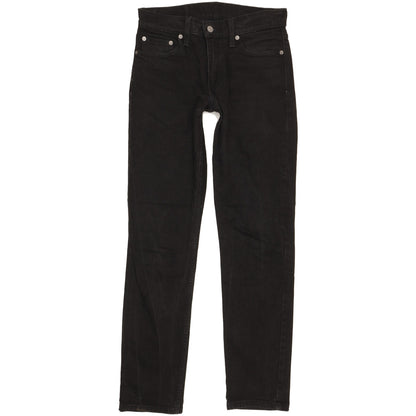 Levi's 511 Men Black Straight Slim Stretch Jeans W29 L31