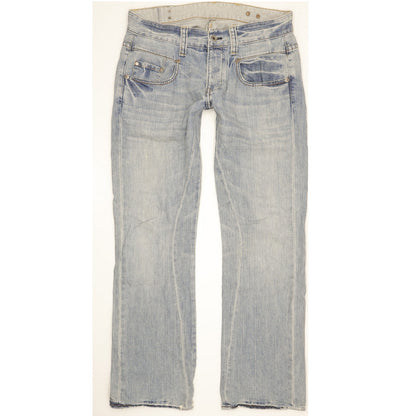 G-Star Men Blue Straight Regular Jeans W33 L32