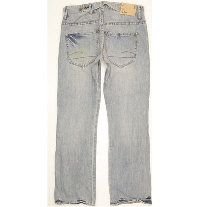 G-Star Men Blue Straight Regular Jeans W33 L32