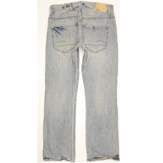 G-Star Men Blue Straight Regular Jeans W33 L32