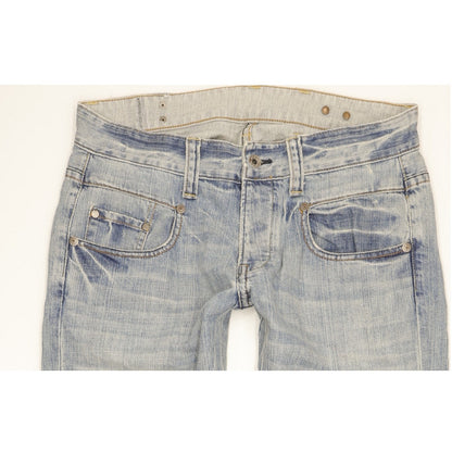 G-Star Men Blue Straight Regular Jeans W33 L32