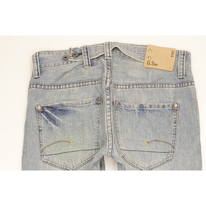G-Star Men Blue Straight Regular Jeans W33 L32