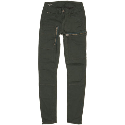 G-Star Powel Men Green Skinny Slim Stretch Jeans W26 L30