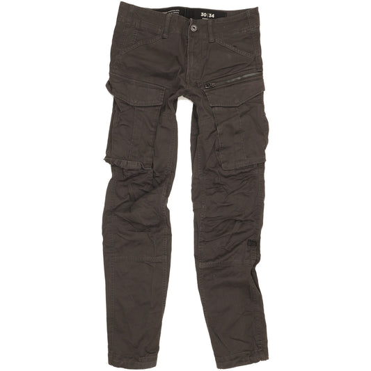 G-Star Rovic 3D Men Grey Tapered Relaxed Stretch Jeans W30 L34