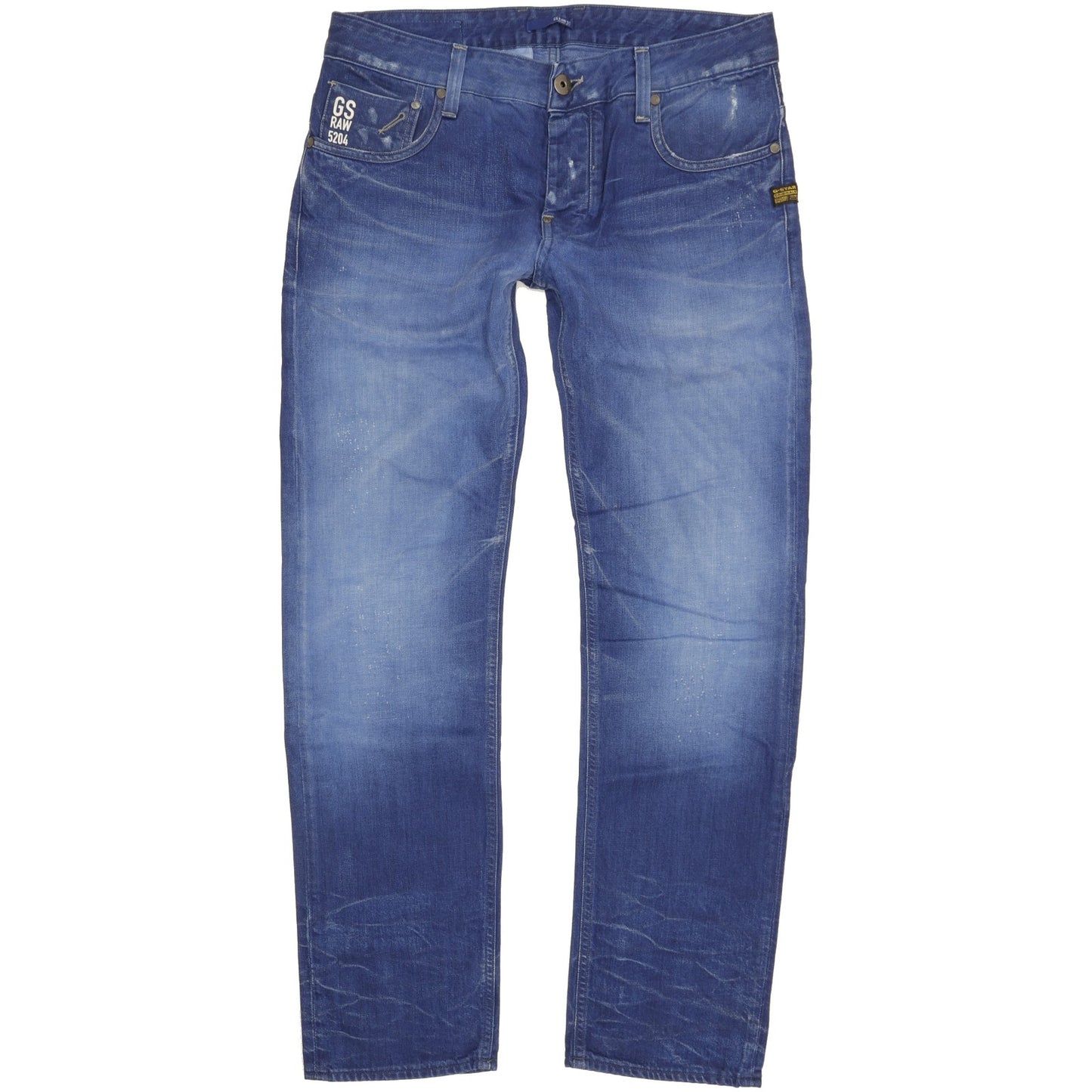 G-Star Attacc Men Blue Straight Regular Jeans W33 L31