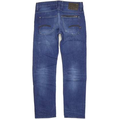 G-Star Attacc Men Blue Straight Regular Jeans W33 L31