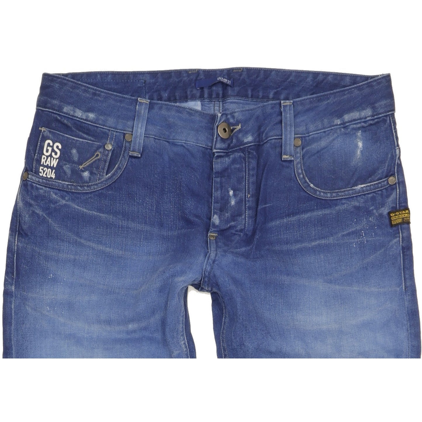 G-Star Attacc Men Blue Straight Regular Jeans W33 L31