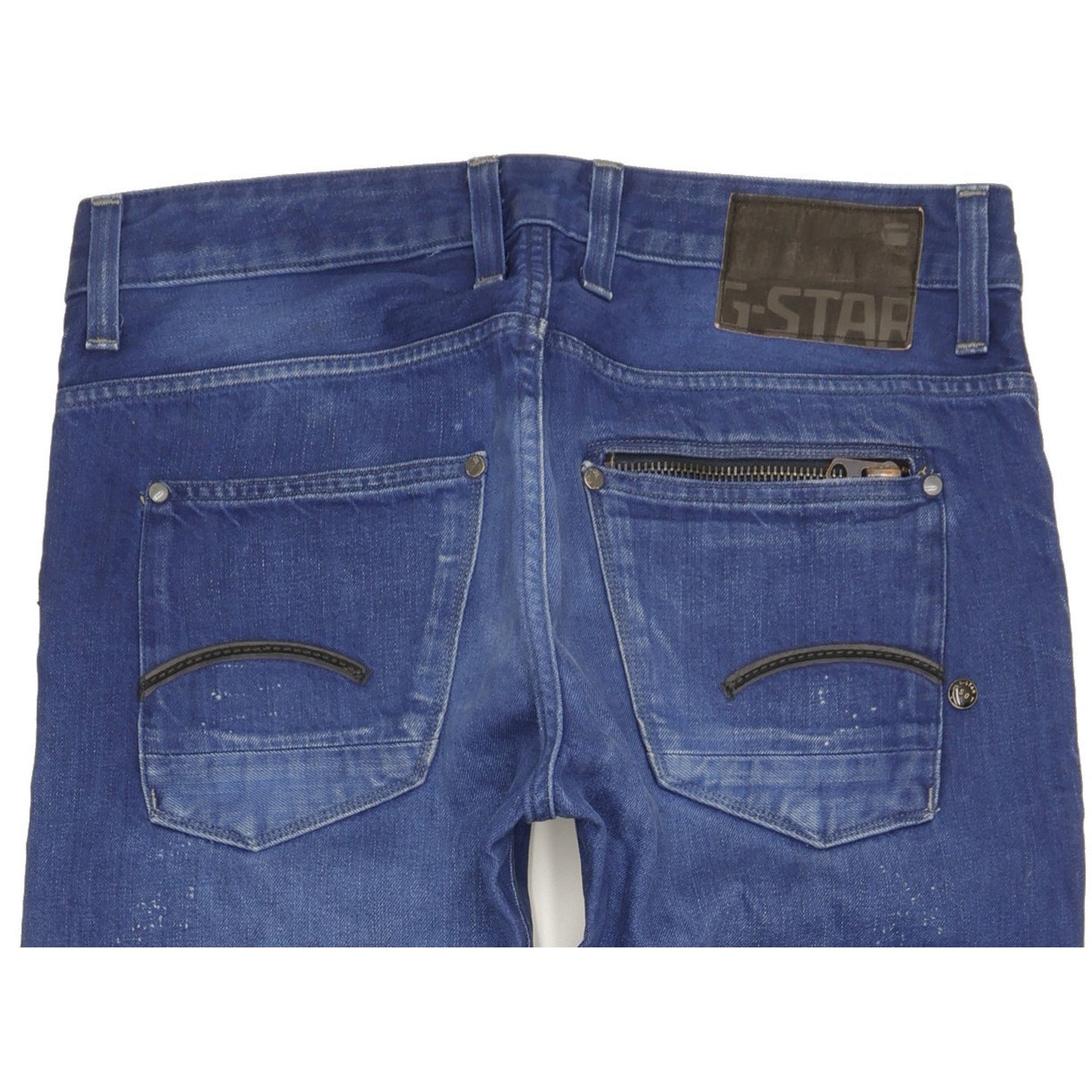 G-Star Attacc Men Blue Straight Regular Jeans W33 L31