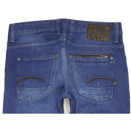 G-Star Attacc Men Blue Straight Regular Jeans W33 L31