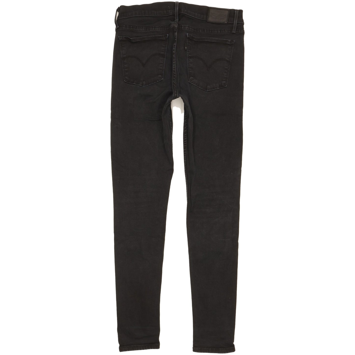 Levi's 710 Super Women Black Skinny Slim Stretch Jeans W30 L29