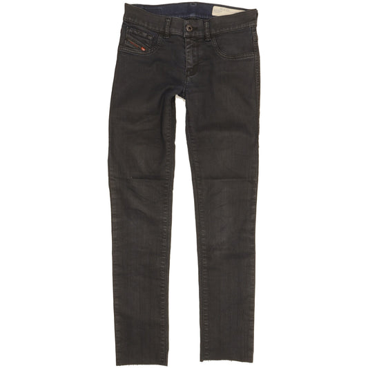 Diesel Livier Women Black Skinny Slim Jegging Stretch Jeans W26 L26