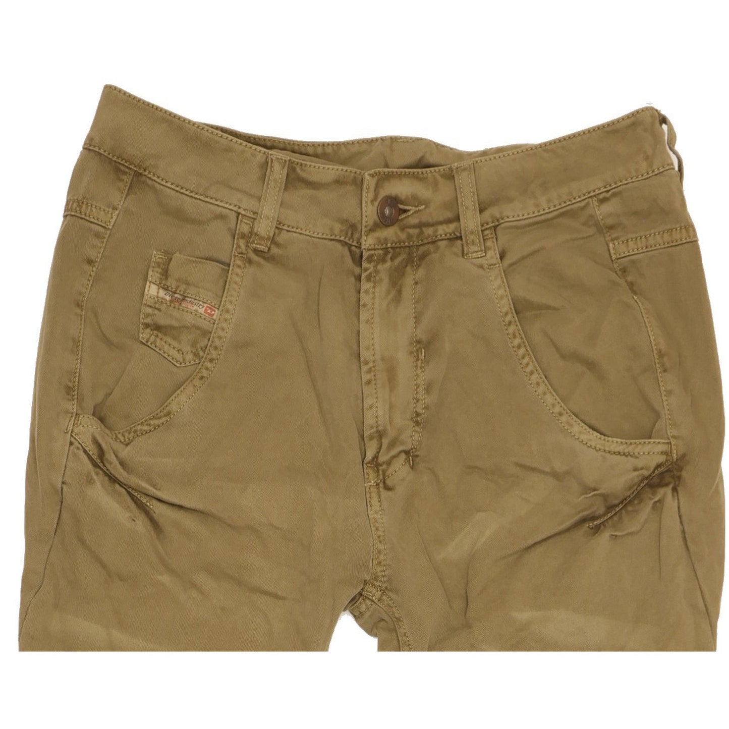 Diesel Faiza-a Green Tapered Regular Jeans High Waisted W25 L30