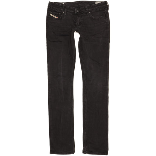 Diesel Lowky Men Black Straight Slim Stretch Jeans W30 L34