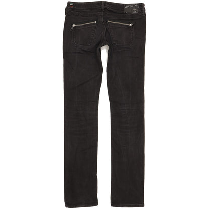 Diesel Lowky Men Black Straight Slim Stretch Jeans W30 L34