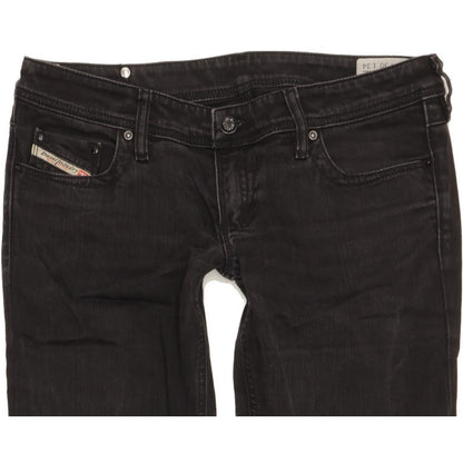 Diesel Lowky Men Black Straight Slim Stretch Jeans W30 L34