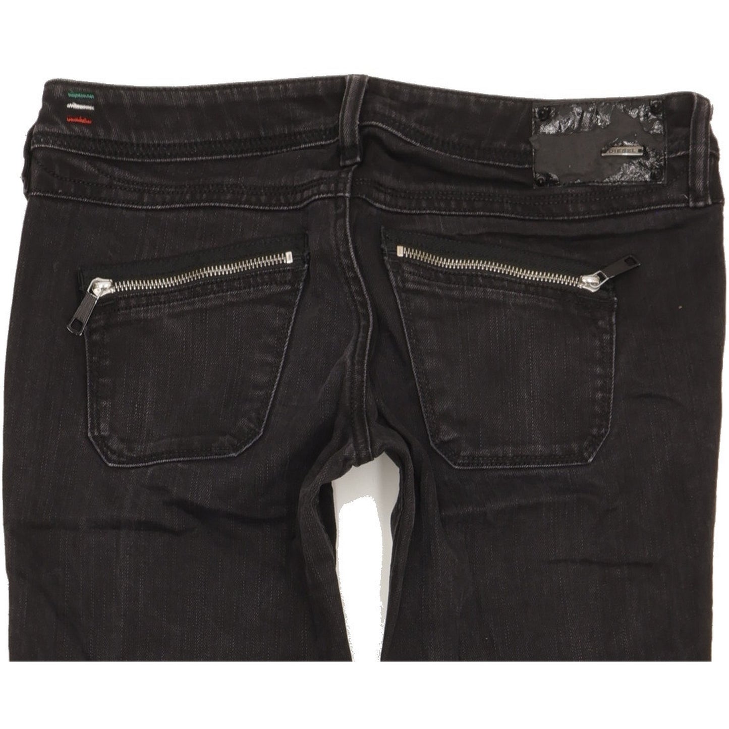 Diesel Lowky Men Black Straight Slim Stretch Jeans W30 L34