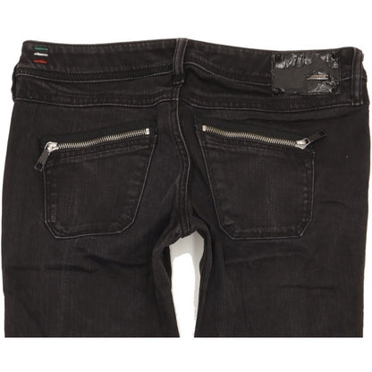 Diesel Lowky Men Black Straight Slim Stretch Jeans W30 L34