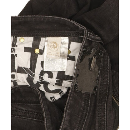Diesel Lowky Men Black Straight Slim Stretch Jeans W30 L34