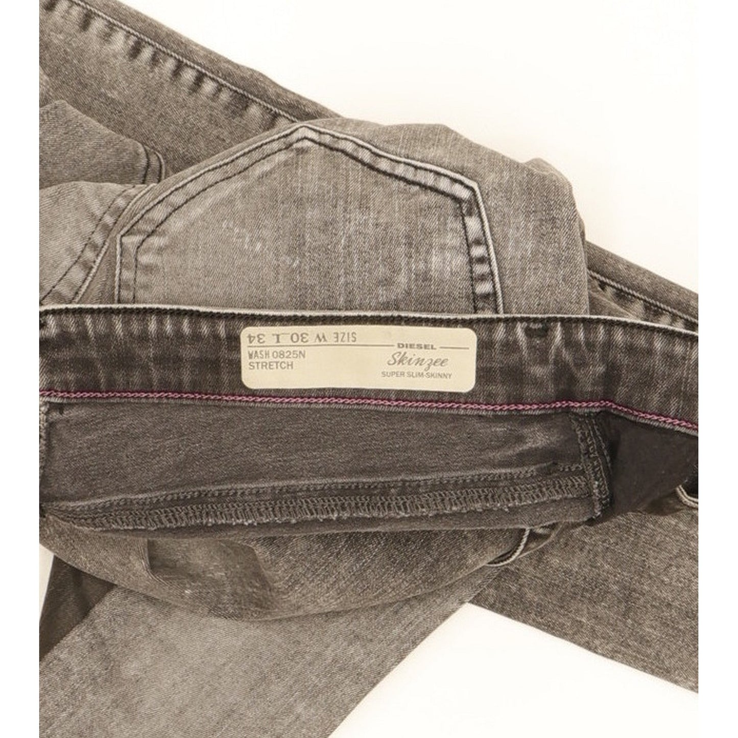 Diesel Skinzee Women Grey Skinny Slim Stretch Jeans W30 L33
