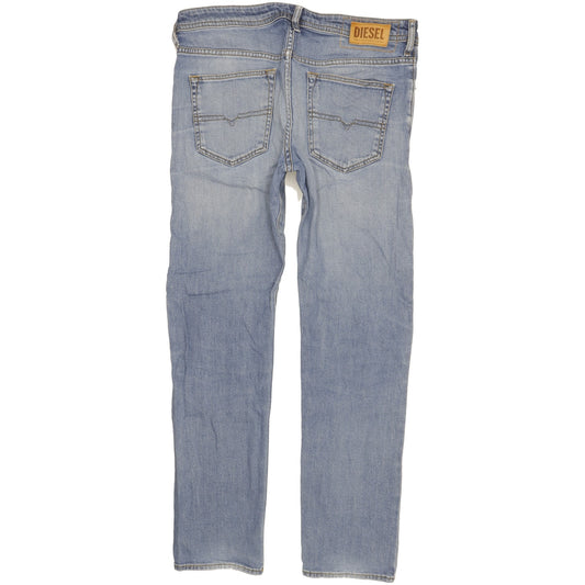 Diesel Buster Men Blue Tapered Regular Stretch Jeans W33 L30