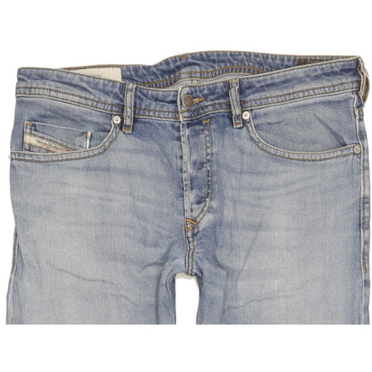 Diesel Buster Men Blue Tapered Regular Stretch Jeans W33 L30