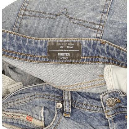 Diesel Buster Men Blue Tapered Regular Stretch Jeans W33 L30