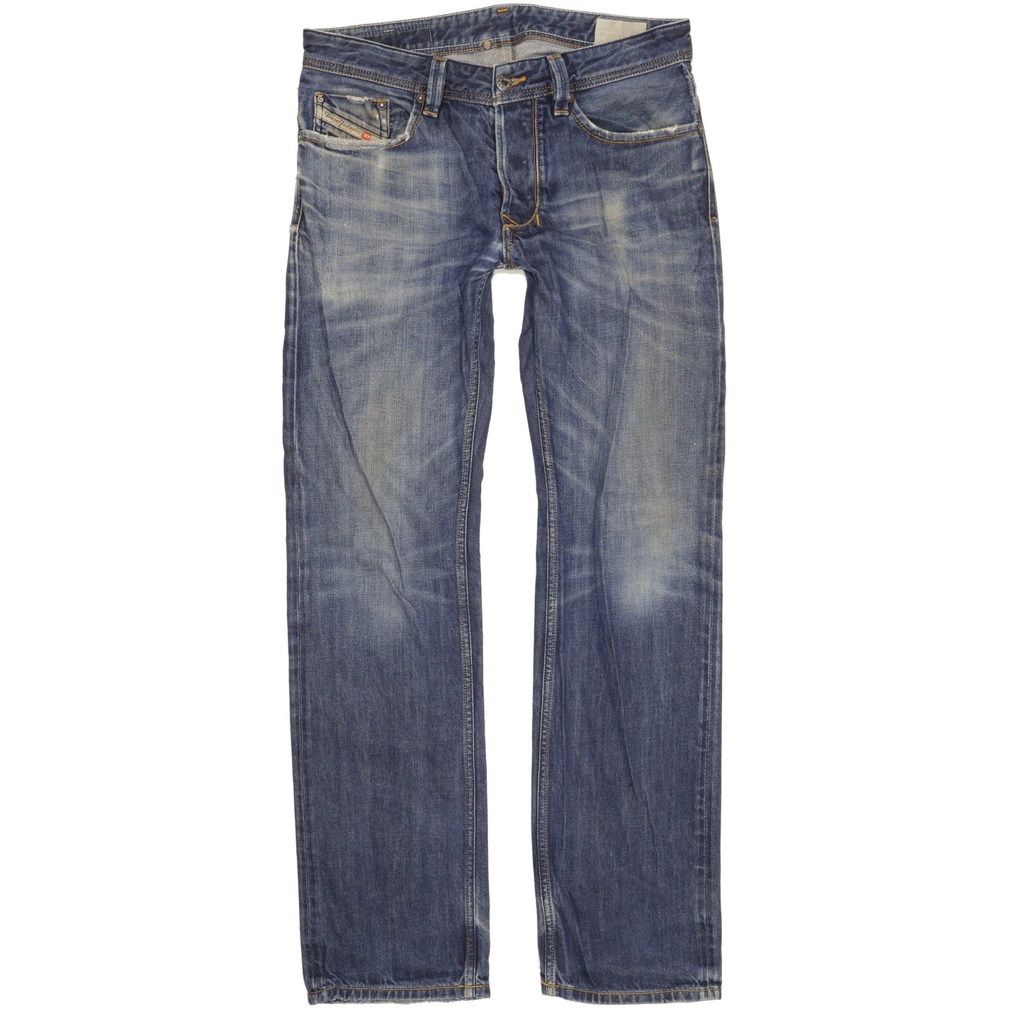 Diesel Larke Men Blue Straight Regular Jeans W30 L32